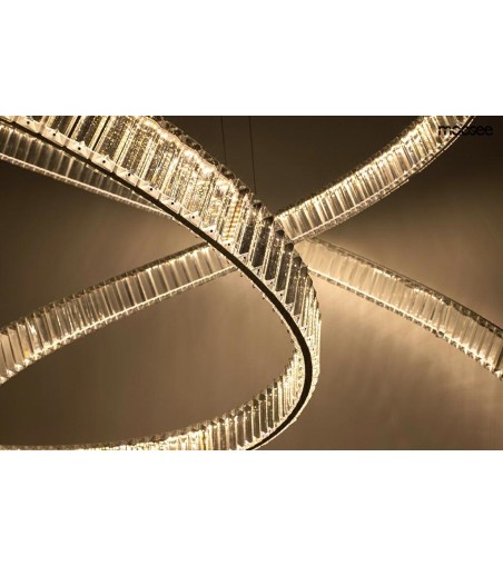 MOOSEE lampa wisząca WAVE 130 chrom