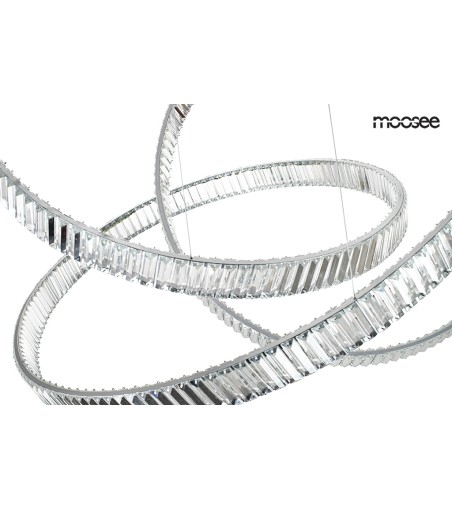 MOOSEE lampa wisząca WAVE 130 chrom