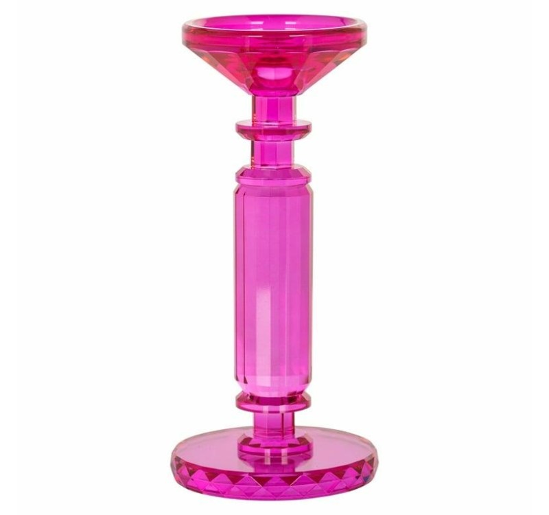 RICHMOND świecznik POPPY różowy