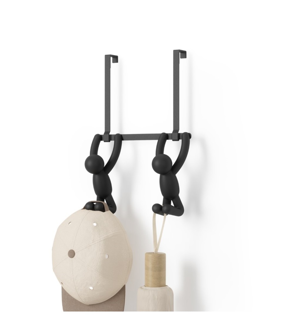 UMBRA podwójny wieszak BUDDY czarny