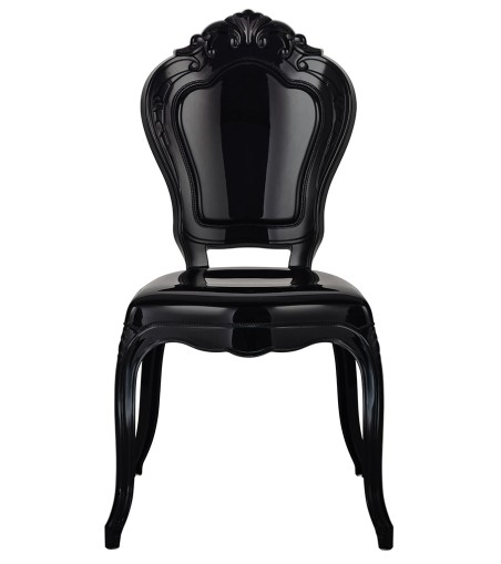 Krzesło KING czarne - poliwęglan