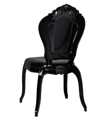 Krzesło KING czarne - poliwęglan