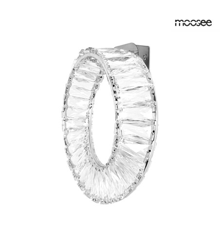 MOOSEE lampa ścienna WAVE chrom