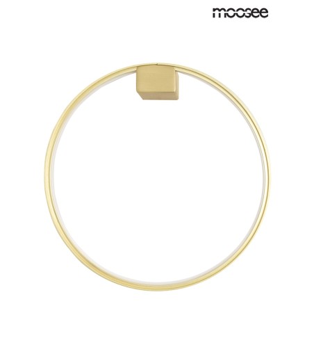 MOOSEE lampa ścienna CIRCLE WALL złota