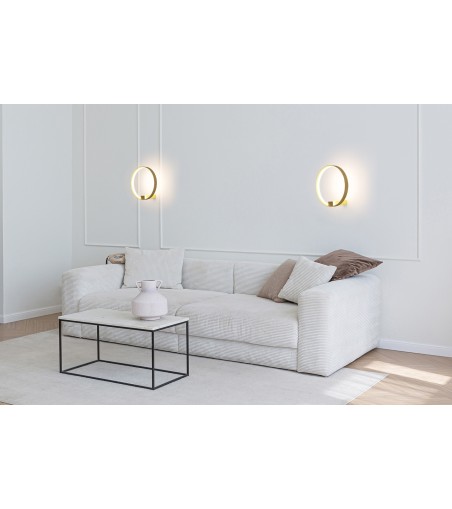 MOOSEE lampa ścienna CIRCLE WALL złota