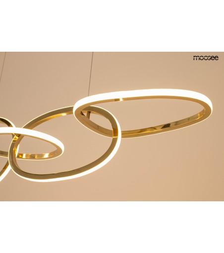 MOOSEE lampa wisząca JAZZ 5 złota