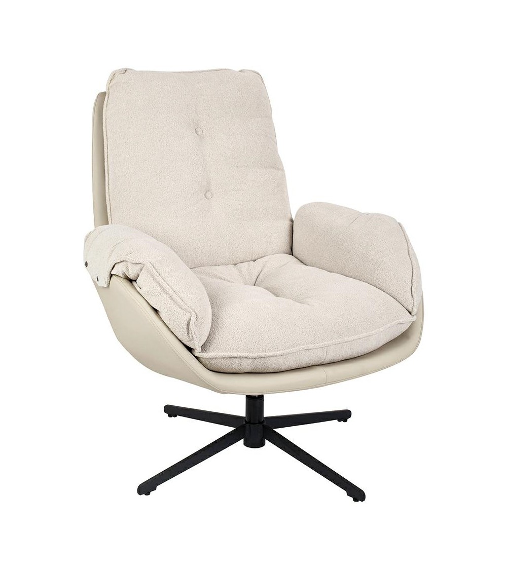 Fotel obrotowy CARINO beżowy