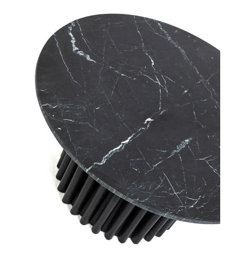 MaMaison stolik kawowy LEVANTE czarny     marmur / drewno