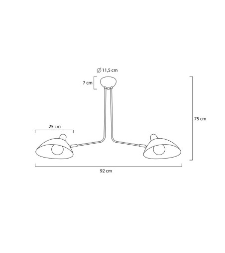 Lampa wisząca RAVEN 2