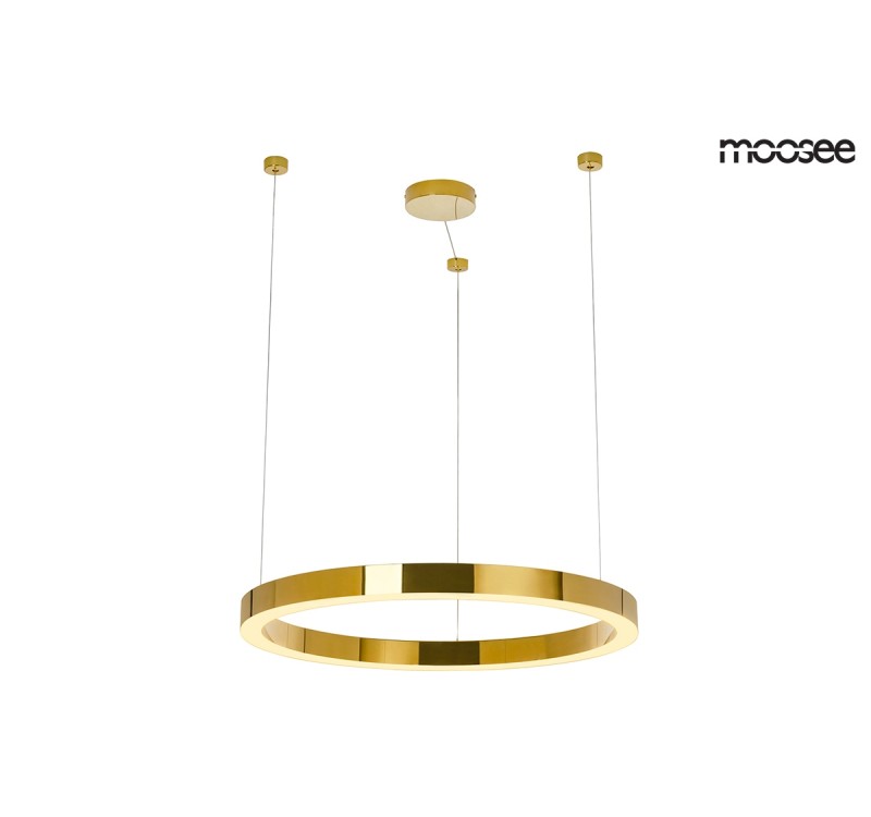 MOOSEE lampa wisząca RING LUXURY 70  złota