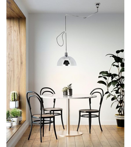 Lampa wisząca ROTA 360 srebrny chrom