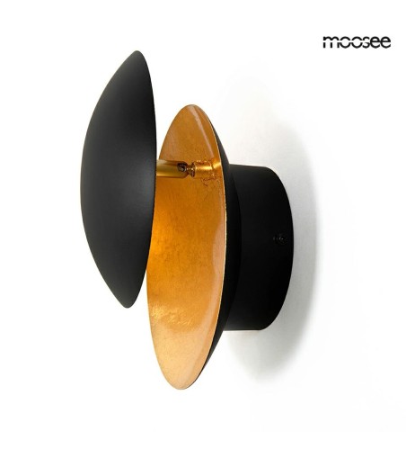 MOOSEE lampa ścienna ECLISE  złota / czarna