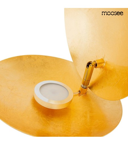 MOOSEE lampa ścienna ECLISE  złota / czarna