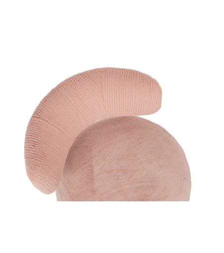 Fotel LOW TEDDY PINK różowy