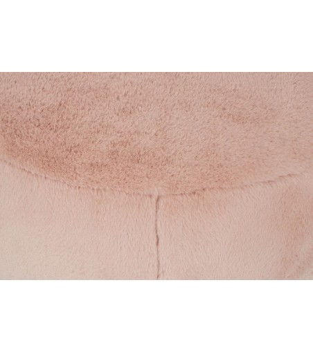 Fotel LOW TEDDY PINK różowy