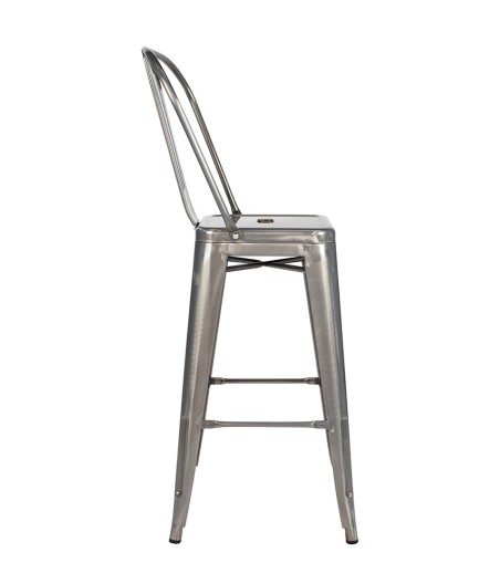 Krzesło barowe TOWER BIG BACK 66 (Paris) metal