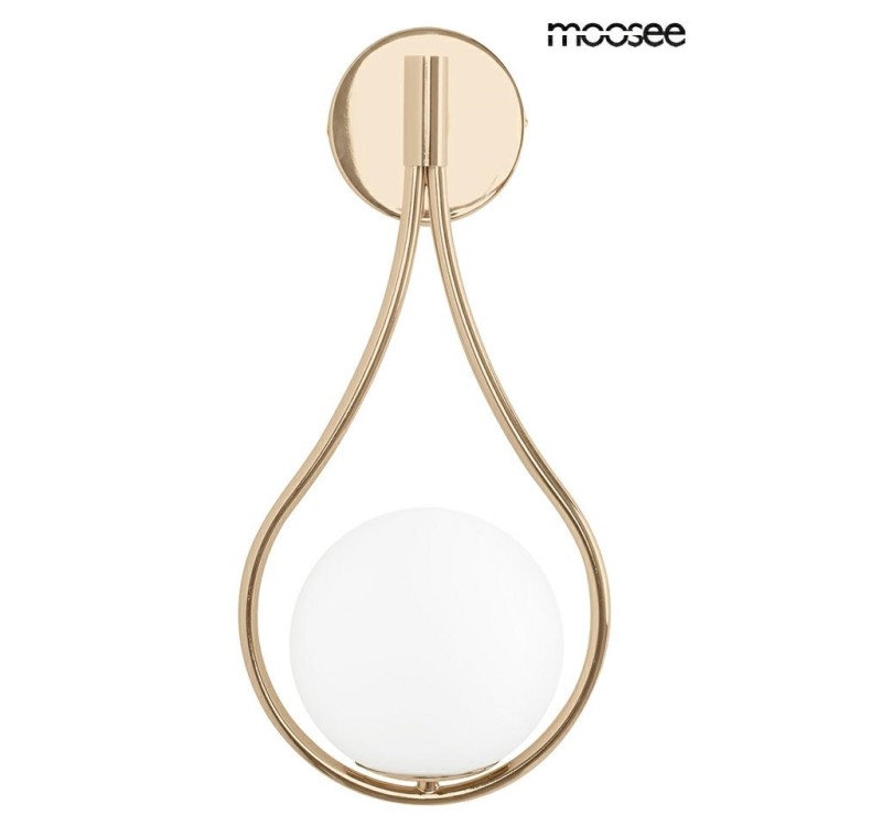 MOOSEE lampa ścienna ROMA złota