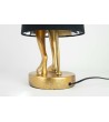 KARE lampa stołowa RABBIT 50 cm złota / czarna