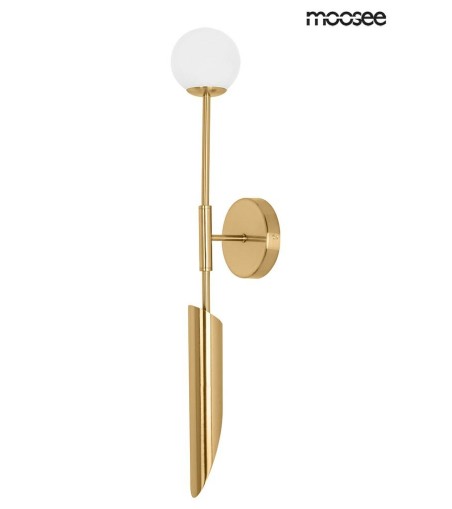 MOOSEE lampa ścienna LUCCA złota