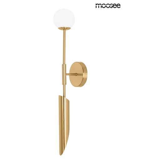 MOOSEE lampa ścienna LUCCA złota