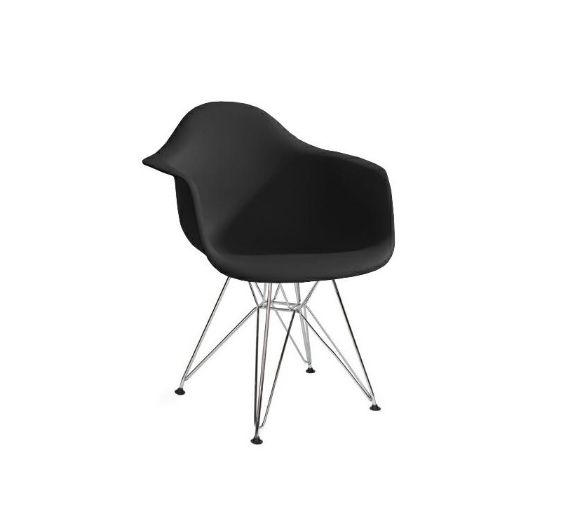 Fotel DAR SILVER czarny