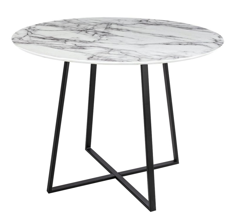 Stół CARAT 100 - MDF, czarna podstawa