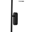 MOOSEE lampa ścienna TOBIA czarna