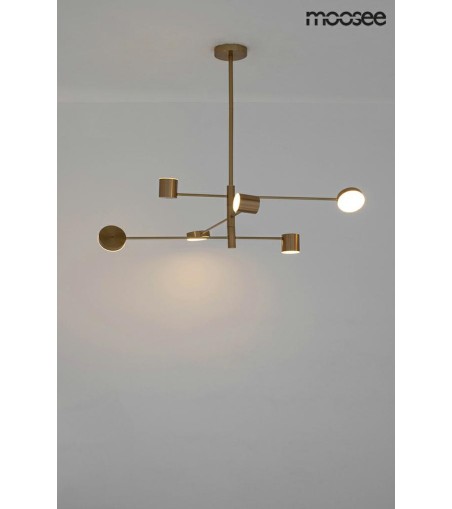 MOOSEE lampa wisząca PIAZETTA złota