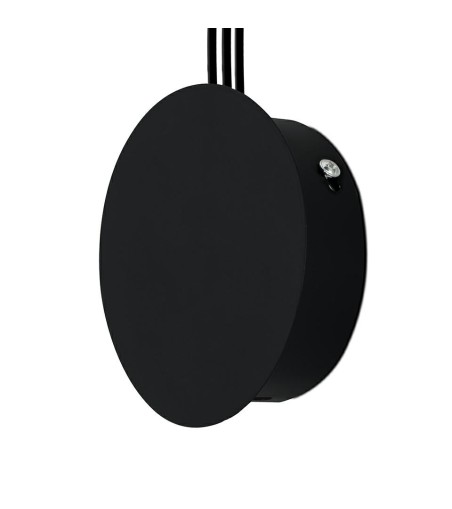 MOOSEE lampa ścienna FLUSSO WALL 3        czarna