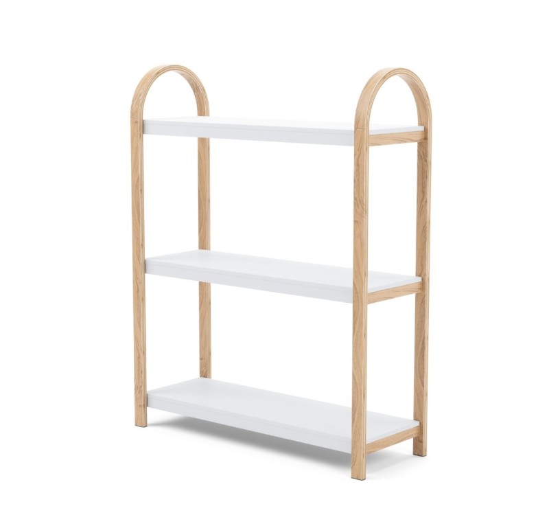 UMBRA półka wolnostojąca BELLWOOD biała naturalna