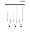 MOOSEE lampa wisząca ATLAS 3 czarna