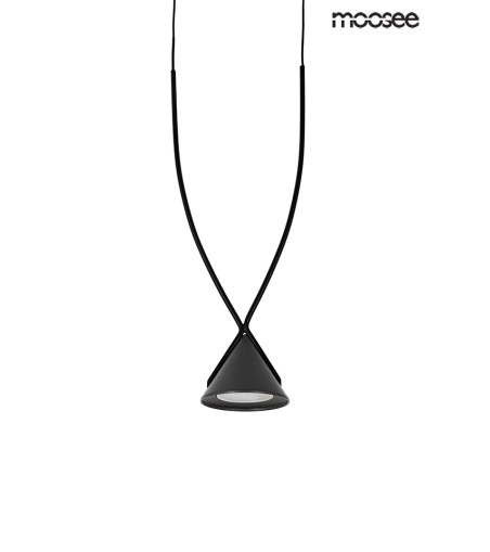 MOOSEE lampa wisząca ATLAS 3 czarna