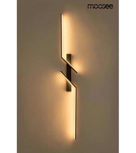 MOOSEE lampa ścienna MAISON 100 czarna