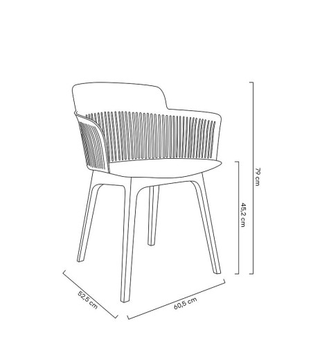 Krzesło TORRE czarne