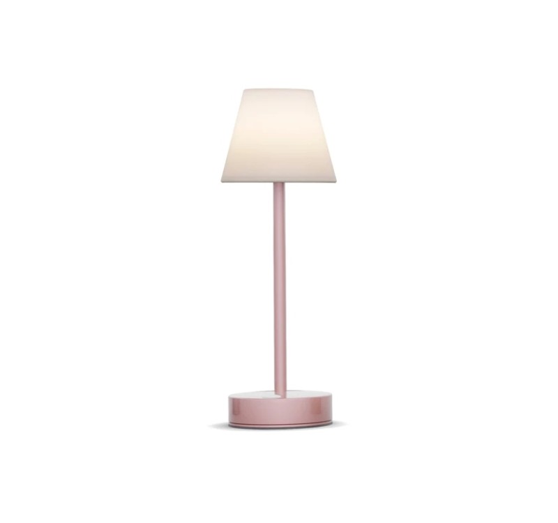 NEW GARDEN lampa stołowa LOLA SLIM 30 BATTERY rose gold