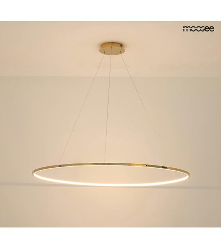 MOOSEE lampa wisząca RING SLIM 100 złota
