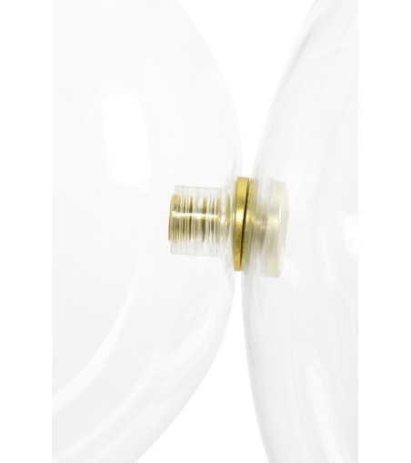 MOOSEE lampa wisząca CAPRI LINE 5 złota   - 300 LED, aluminium, szkło