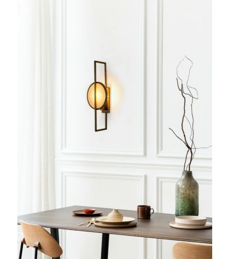 MOOSEE lampa ścienna TROYA złota
