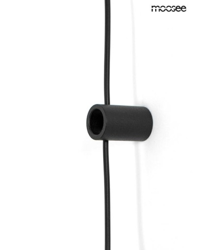 MOOSEE lampa ścienna FLAT 3 czarna