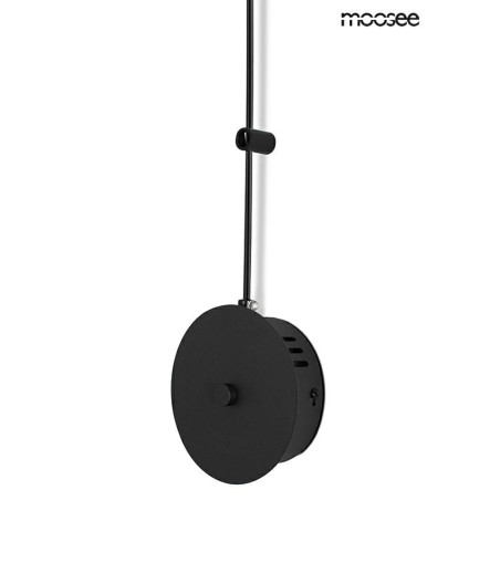 MOOSEE lampa ścienna FLAT 3 czarna