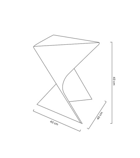 Stolik ZIK transparentny