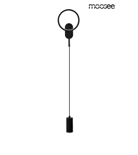 MOOSEE lampa ścienna COMO czarna
