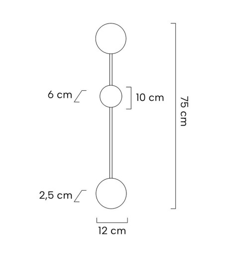 MOOSEE lampa ścienna SHADOW 2 CLOSE czarna