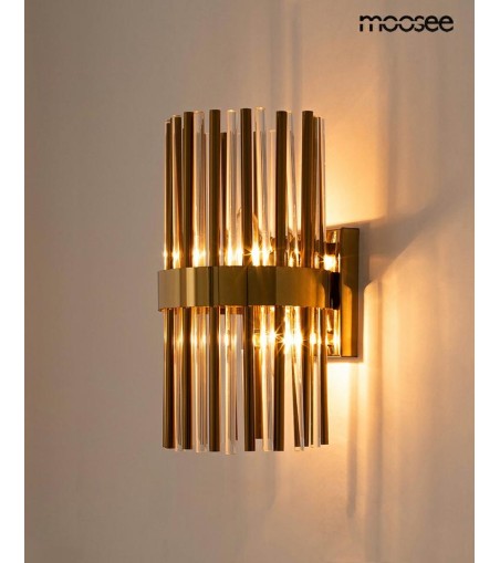MOOSEE lampa ścienna GARDA złota