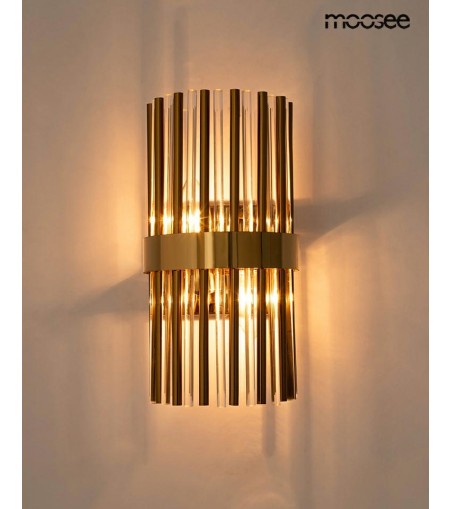 MOOSEE lampa ścienna GARDA złota