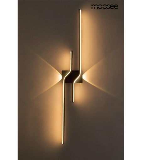 MOOSEE lampa ścienna ROCHE 100 czarna