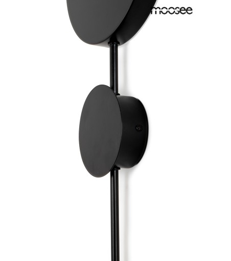 MOOSEE lampa ścienna SHADOW 2 czarna