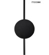 MOOSEE lampa ścienna SHADOW 2 czarna