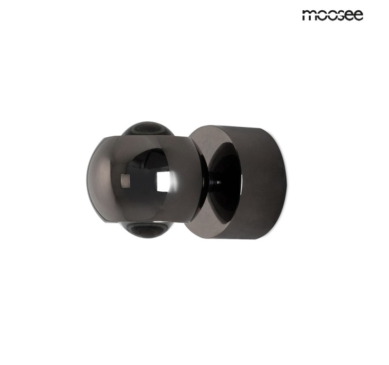 MOOSEE lampa ścienna EOS czarny chrom