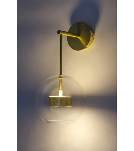 Lampa ścienna CAPRI WALL złota